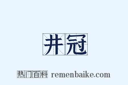 井冠是什么意思的图片